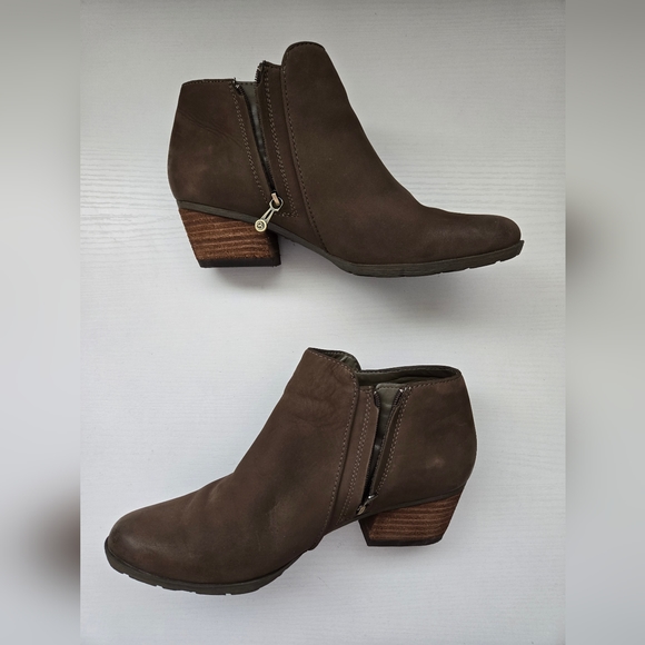 Blondo Womens Brown Waterproof Short ankle boots 7.5 - Picture 1 of 7